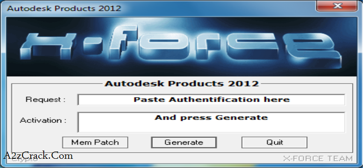 xforce keygen autocad 2012 64 bit windows 10